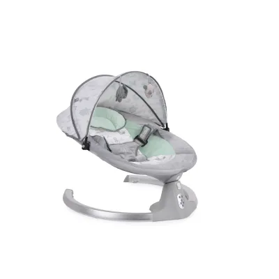 Cangaroo Babywippe Ari Musikfunktion Timer Fernbedienung Moskitonetz Bluetooth grün