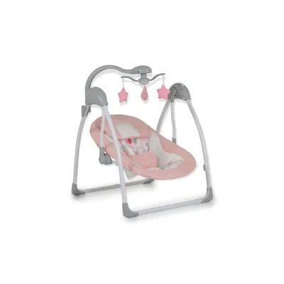 Cangaroo Babywippe elektrisch Jessica Spielbogen Musikfunktion Schaukelfunktion rosa