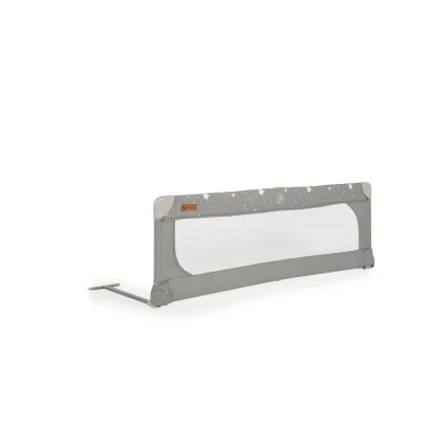 Cangaroo Bettschutzgitter Leinen 130 cm Bettgitter Rausfallschutz Front klappbar grau