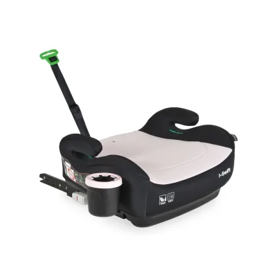 Cangaroo Kindersitz, Sitzerhöhung i-Swift, Isofix (125-150cm) Getränkehalter rosa