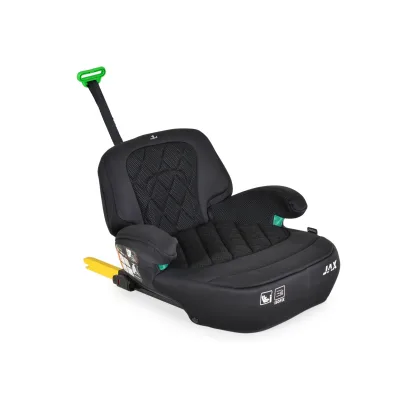 Cangaroo Kindersitz Sitzerhöhung Jax i-Size 125-150cm Gruppe 3 Isofix Top Tether schwarz