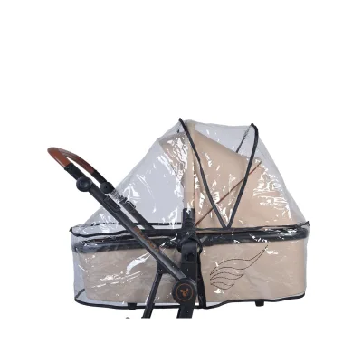 Cangaroo Kinderwagen Regenschutz universal, für die Babywanne, gute Belüftung transparent