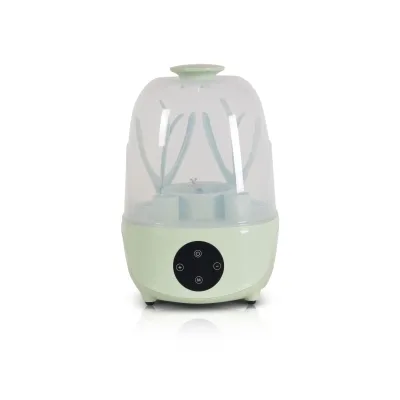 Cangaroo Sterilisator Verde 4 in 1 Flaschenwärmer, für 6 Flaschen, Dampfgarer grün