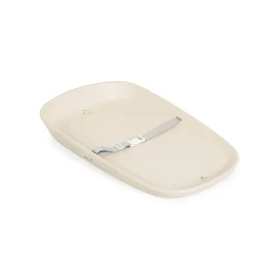 Cangaroo Wickelauflage Nuvia tragbar Gurt Messskala EVA-Material Rückenlehne beige