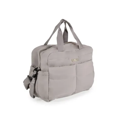 Cangaroo Wickeltasche Solana Clips Wickelunterlage Seitentaschen Isoliertasche grau