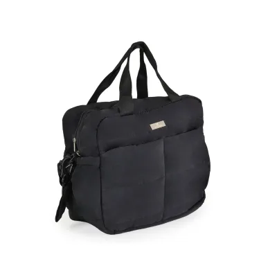 Cangaroo Wickeltasche Solana Clips Wickelunterlage Seitentaschen Isoliertasche schwarz