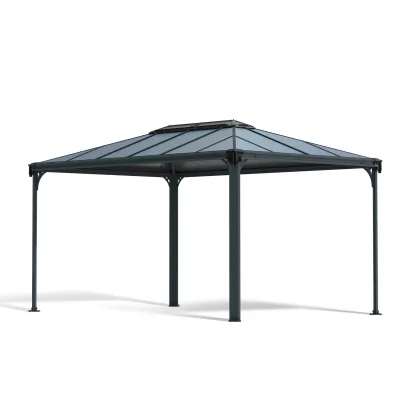 Canopia Martinique Aluminium-Pavillon 3X4,3 m Grau
