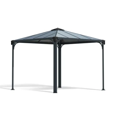 Canopia Palermo Aluminium-Pavillon 3X3 m Grau