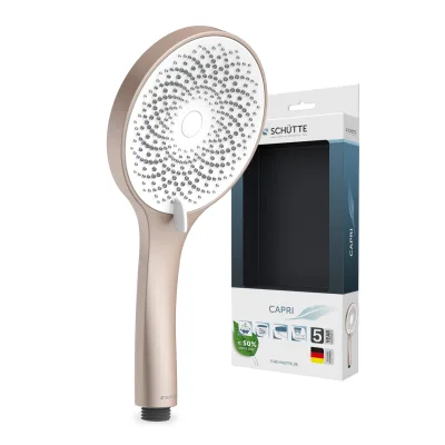 CAPRI Handbrause, Rosé matt/Weiß