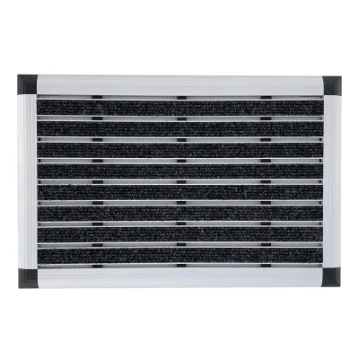 casa pura Alu-Türmatte   Elegant Mat Ribbed   Textilfaser-Rips   Anthrazit