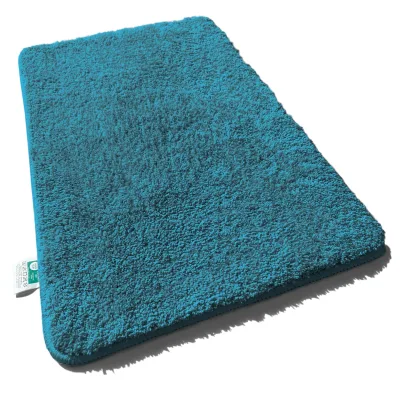 Casa Pura Badematten   Sky Uni   Cool Teal (Petrol)