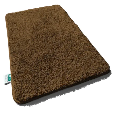 Casa Pura Badematten   Sky Uni   Earth Brown