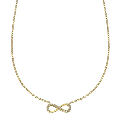 Celesta Gold Collier 375/- Gelbgold Zirkonia
