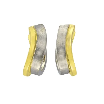 Celesta Gold Ohrring 333/- 2-farbig