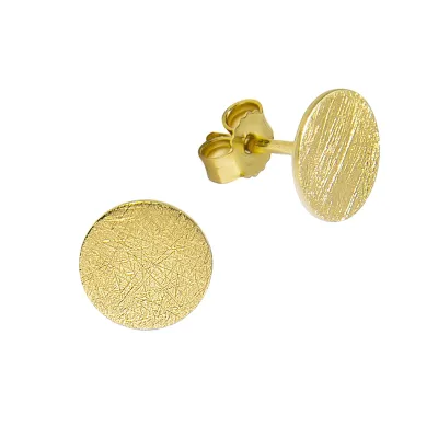 Celesta Gold Ohrringe Gold 375 Coin-Motiv