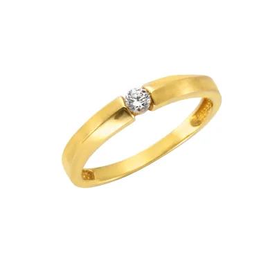 Celesta Gold Ring 375 Gold Zirkonia weiß