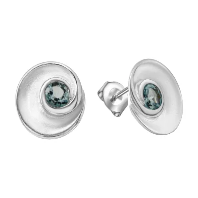 Celesta Silber Ohrring 925 Silber mattiert