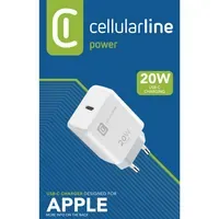 cellularline Ladegerät Kommunikationstechnik USB-C CHARGER 20W