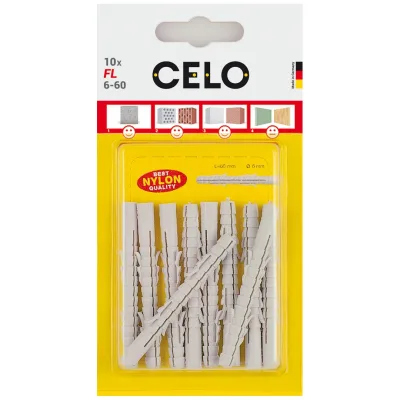 CELO Blister Langer Normaldübel FL 6-60  (VPE 10)