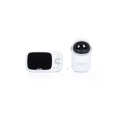 Chipolino Babyphone Sirius Kamera mit 3,2" TFT LCD Farbdisplay, Nachtsicht, VOX weiß