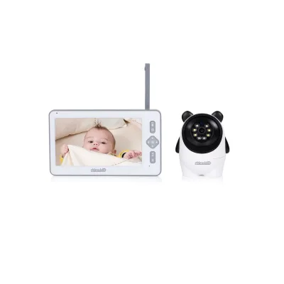 Chipolino Babyphone Titan Kamera 7 Zoll LED-Leuchten Schlafmodus Bildzoom VOX weiß