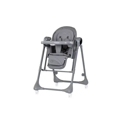 Chipolino Hochstuhl Master Class 2 in 1 elektrisch Babyschaukel Fernbedienung dunkelgrau