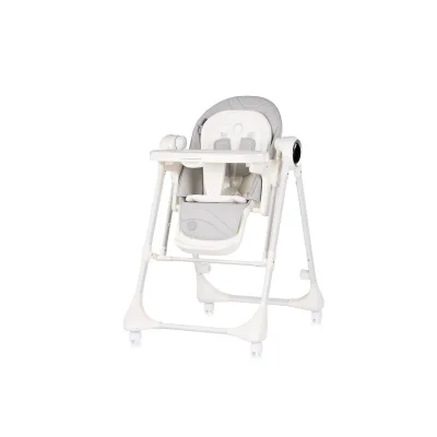 Chipolino Hochstuhl Master Class 2 in 1 elektrisch Babyschaukel Fernbedienung hellgrau