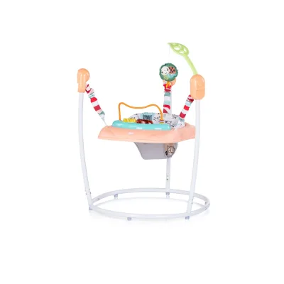 Chipolino Hopser Jumpy Car Musik Licht Hängespielzeug Musikpanel verstellbar rosa