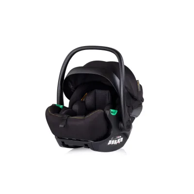 Chipolino i-Size Babyschale Winner (40-87cm) Gruppe 0+, Kopfstütze verstellbar schwarz