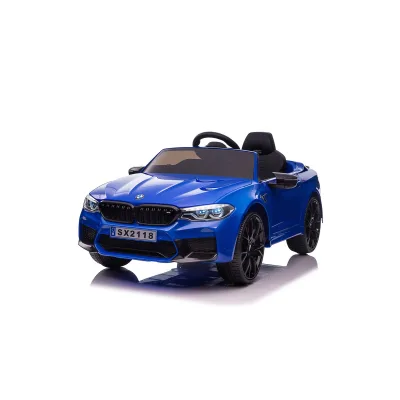 Chipolino Kinder Elektroauto BMW M5 Fernbedienung Musik Eva-Räder Bluetooth blau