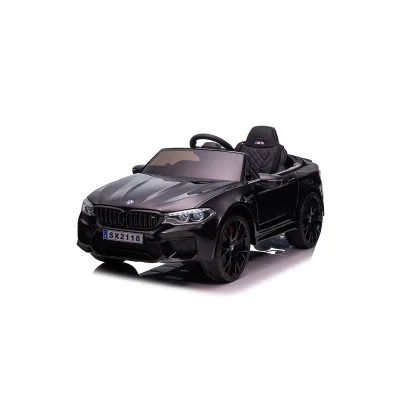 Chipolino Kinder Elektroauto BMW M5 Fernbedienung Musik Eva-Räder Bluetooth schwarz