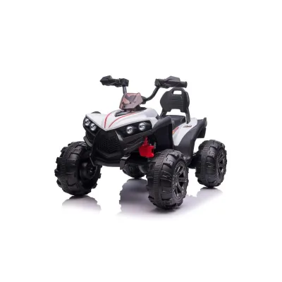 Chipolino Kinder Elektroquad ATV FX Sport, MP3-Anschluss, 2 Motoren, Lichter weiß