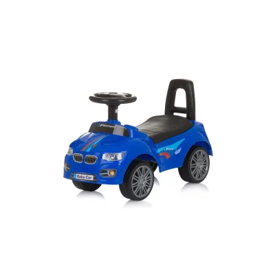 Chipolino Kinder Rutschauto Sprinter Stauraum unter Sitz Musik Hupe Rückenlehne blau