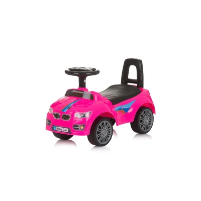 Chipolino Kinder Rutschauto Sprinter Stauraum unter Sitz Musik Hupe Rückenlehne pink