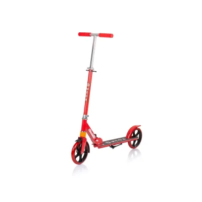 Chipolino Kinderroller Omega PU Räder ABEC-7 Lager verstellbar faltbar Bremse rot