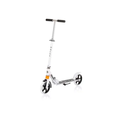 Chipolino Kinderroller Omega PU Räder ABEC-7 Lager verstellbar faltbar Bremse weiß