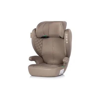Chipolino Kindersitz Cyber i-Size (100-150cm) Sitzerhöhung, höhenverstellbar beige