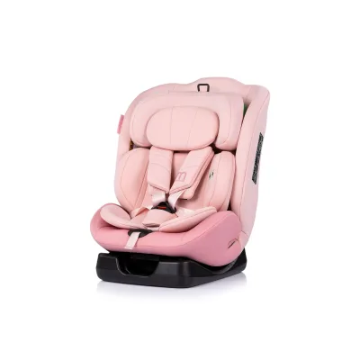 Chipolino Kindersitz Mondial i-Size (40-150cm) Liegeposition Kopfstütze Gurt rosa