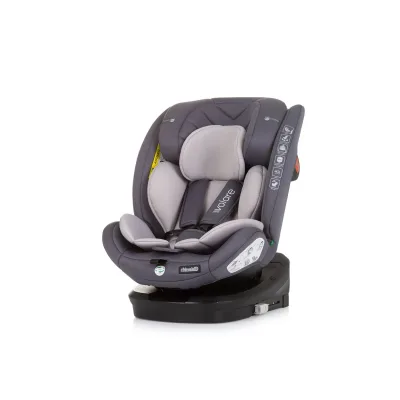Chipolino Kindersitz Volare i-Size (40-150cm) Isofix, drehbar, SPS, Top Tether grau