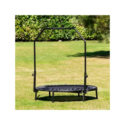 Chipolino Kindertrampolin Fit 94cm Fitness-Trampolin Haltestange wetterbeständig schwarz