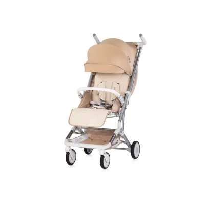 Chipolino Kinderwagen Buggy Pocket klappbar Korb Frontbügel Sonnendach bis 22 kg beige
