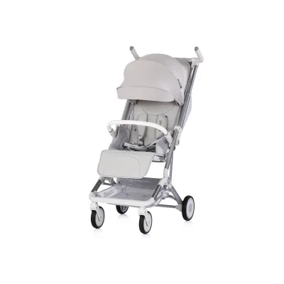 Chipolino Kinderwagen Buggy Pocket klappbar Korb Frontbügel Sonnendach bis 22 kg grau