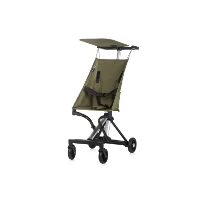 Chipolino Kinderwagen, Buggy Unique Aluminiumrahmen faltbar 3-Punkt-Gurt Tasche grün