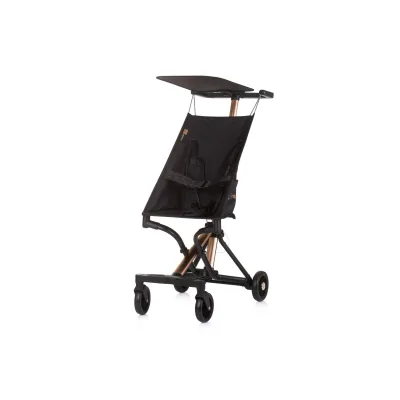Chipolino Kinderwagen, Buggy Unique Aluminiumrahmen faltbar 3-Punkt-Gurt Tasche schwarz