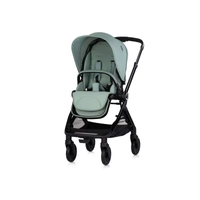 Chipolino Kombikinderwagen 3 in 1 Elite next GEN  Babyschale Babywanne Tasche grün
