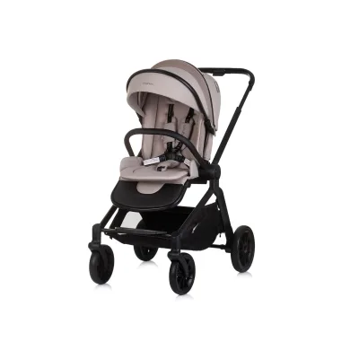 Chipolino Kombikinderwagen Magnum 3 in 1 Babywanne Sportsitz i-Size Babyschale beige