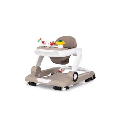 Chipolino Lauflernhilfe little Explorer 4 in 1 Laulernwagen Musik Stopper Räder beige
