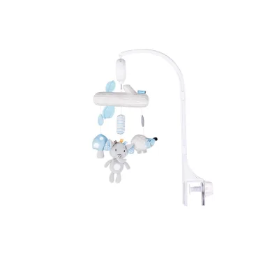Chipolino Musik Mobile happy Elefant 360 Gad Drehung 35 Melodien Plüschtiere blau