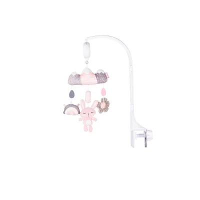 Chipolino Musik Mobile sleeping Rabbit Lautstärkeregelung Melodien Regenbogen rosa