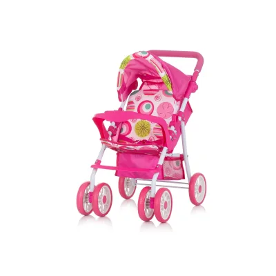 Chipolino Puppenwagen Rosa 33x58x54 cm
